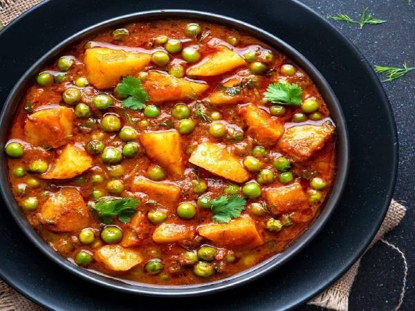 طرز تهیه آلو متر هندی ، خوراک ساده و بدون گوشت نیم ساعته